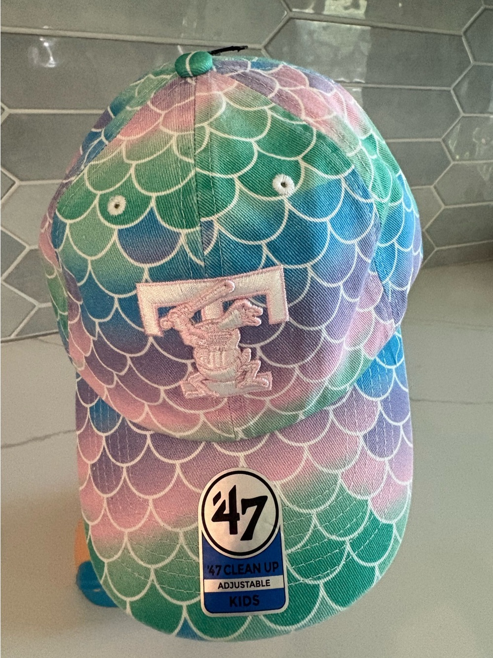 Toledo Mud Hens Youth Girls Mermaid '47 Brand Clean Up Adjustable Cap